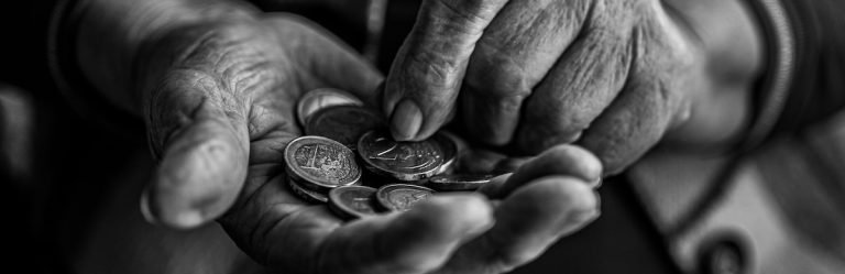 Geld in de hand